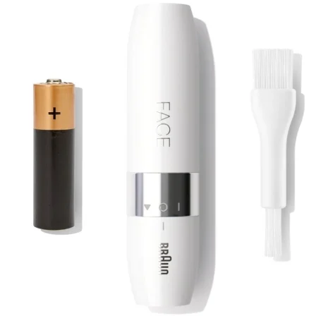 Braun Mini Depiladora Facial FS1000 para Mujer, Depilación Facial con Luz Smartlight, Portátil e Inalámbrica, Batería Recargable